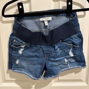 Jessica Simpson Maternity Jean Shorts Size S